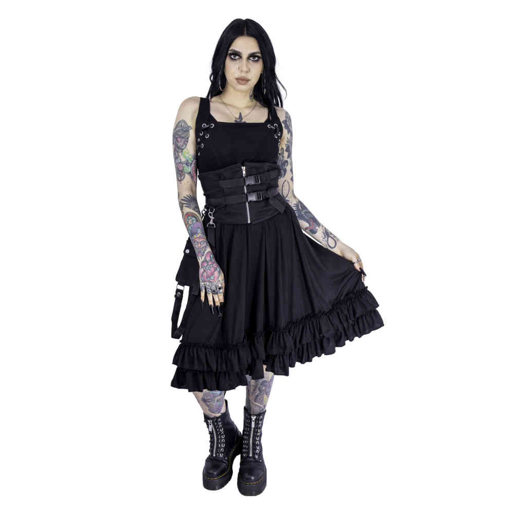 Poizen Industries - ALVENA Short dress - Black